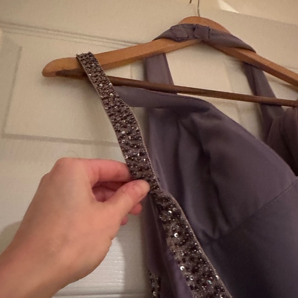 Papell Boutique Prom Dress | Vintage beaded evening gown (size 4) - Picture 4 of 6